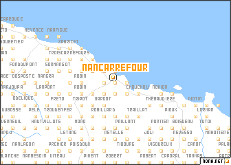 map of Nan Carrefour