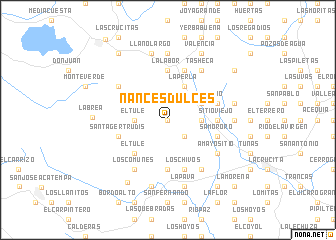 map of Nances Dulces