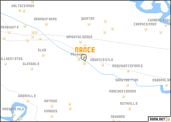 map of Nance