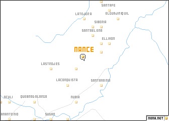 map of Nance