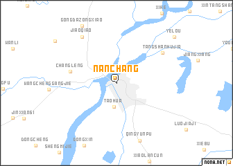 map of Nanchang