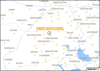 map of Nanchenxiang