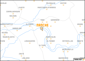 map of Nanche