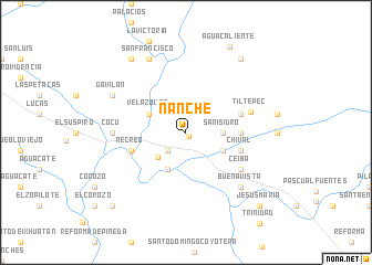 map of Nanche