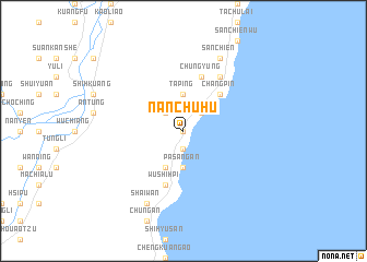 map of Nan-chu-hu