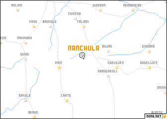 map of Nanchula