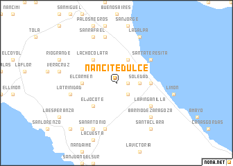 map of Nancite Dulce