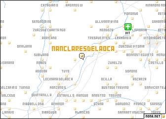 map of Nanclares de la Oca