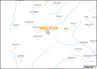 map of Nancocho