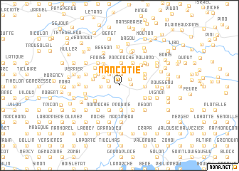 map of Nan Cotie