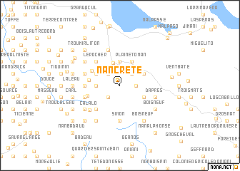 map of Nan Crête