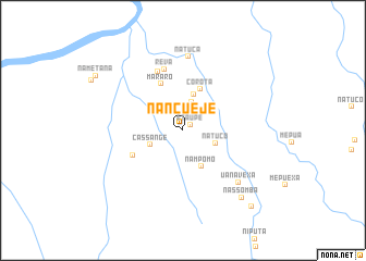 map of Nancueje