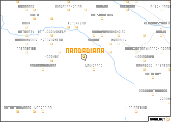 map of Nandadiana