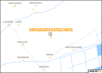 map of Nandagangnongchang