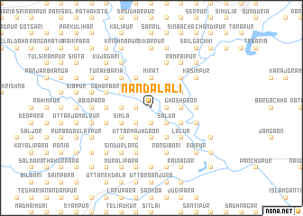 map of Nandalāli