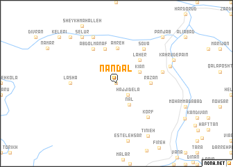 map of Nāndal