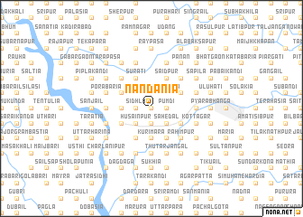 map of Nāndānia