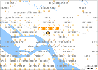 map of Nandanpur