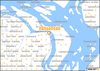 map of Nandansār