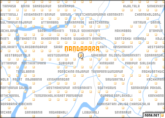 map of Nandapāra