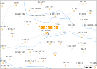 map of Nandaqiao