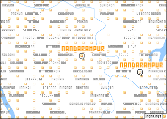 map of Nandarāmpur