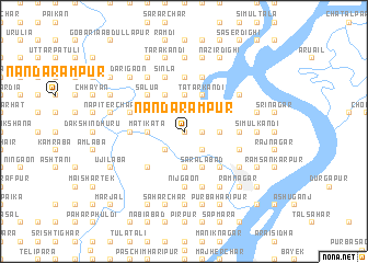 map of Nandarāmpur