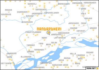 map of Nandār Dheri