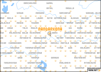 map of Nandārkona