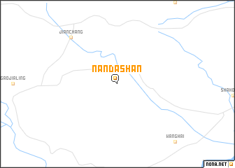 map of Nandashan