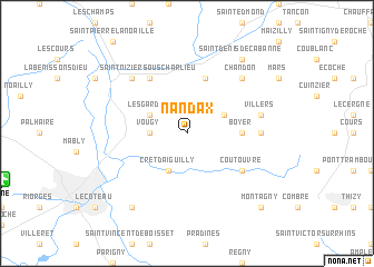 map of Nandax