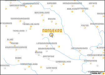 map of Nandékro