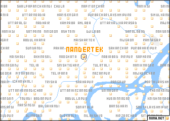 map of Nandertek