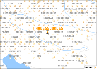 map of Nan Dessources