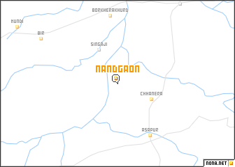 map of Nandgaon