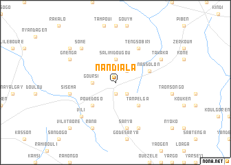 map of Nandiala