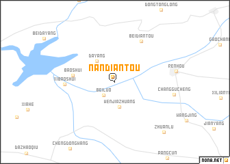 map of Nandiantou