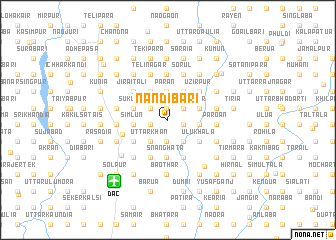 map of Nandibāri