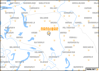 map of Nandibār