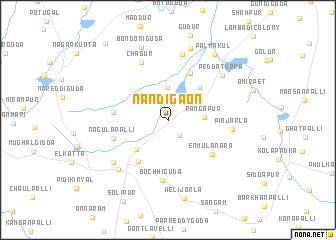 map of Nandigaon