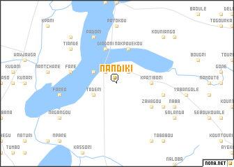 map of Nandiki