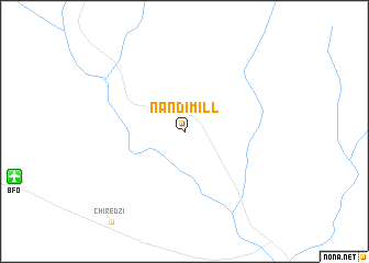 map of Nandi Mill