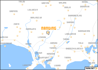 map of Nanding