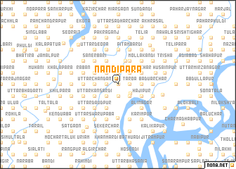 map of Nandipāra