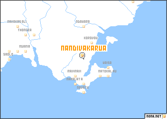 map of Nandivakarua