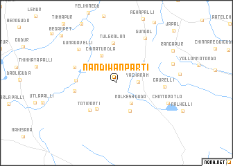 map of Nandiwanparti