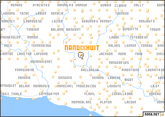 map of Nan Dix-Huit
