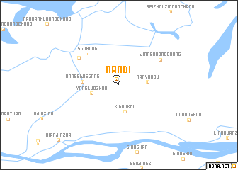 map of Nandi