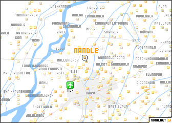 map of Nāndle