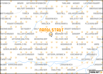 map of Nandlstadt